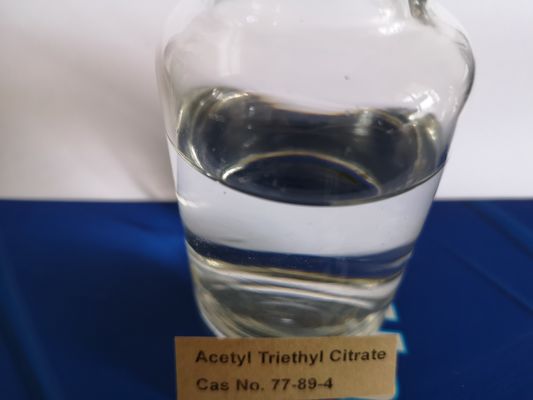 China Kleurloos Vloeibaar Plastificeermiddel 2 - Acetyl Triethyl Ester Hoog Vlampunt leverancier